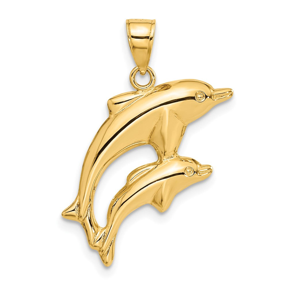Charlie & Co Jewelry | 14k Dolphin Pair Pendant - Model C3442