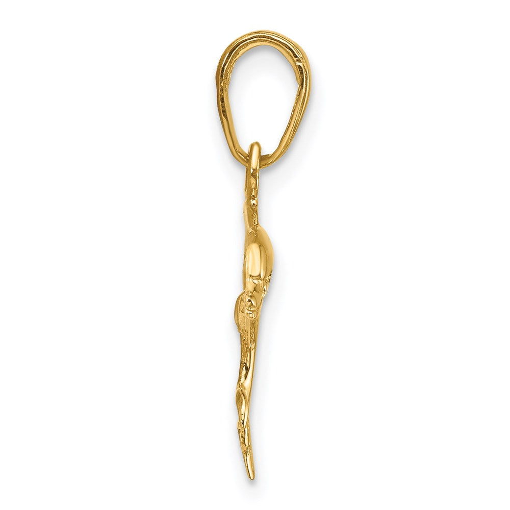 Charlie & Co Jewelry | 14k Dolphin Jumping Pendant - Model C3446