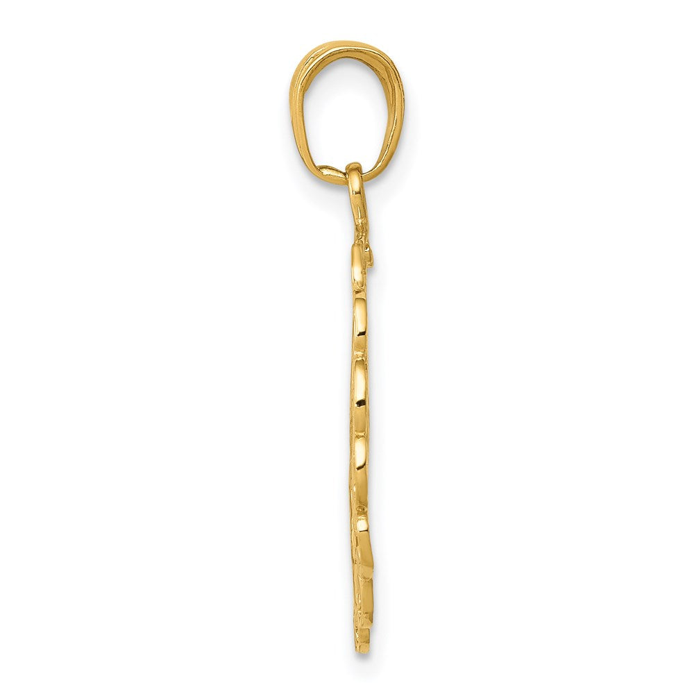 Charlie & Co Jewelry | 14k Hummingbird In Round Frame Pendant - Model C3478