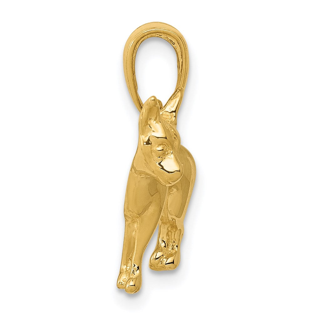 14k Gold Chihuahua Dog Necklace Pendant - Charlie & Co. Jewelry