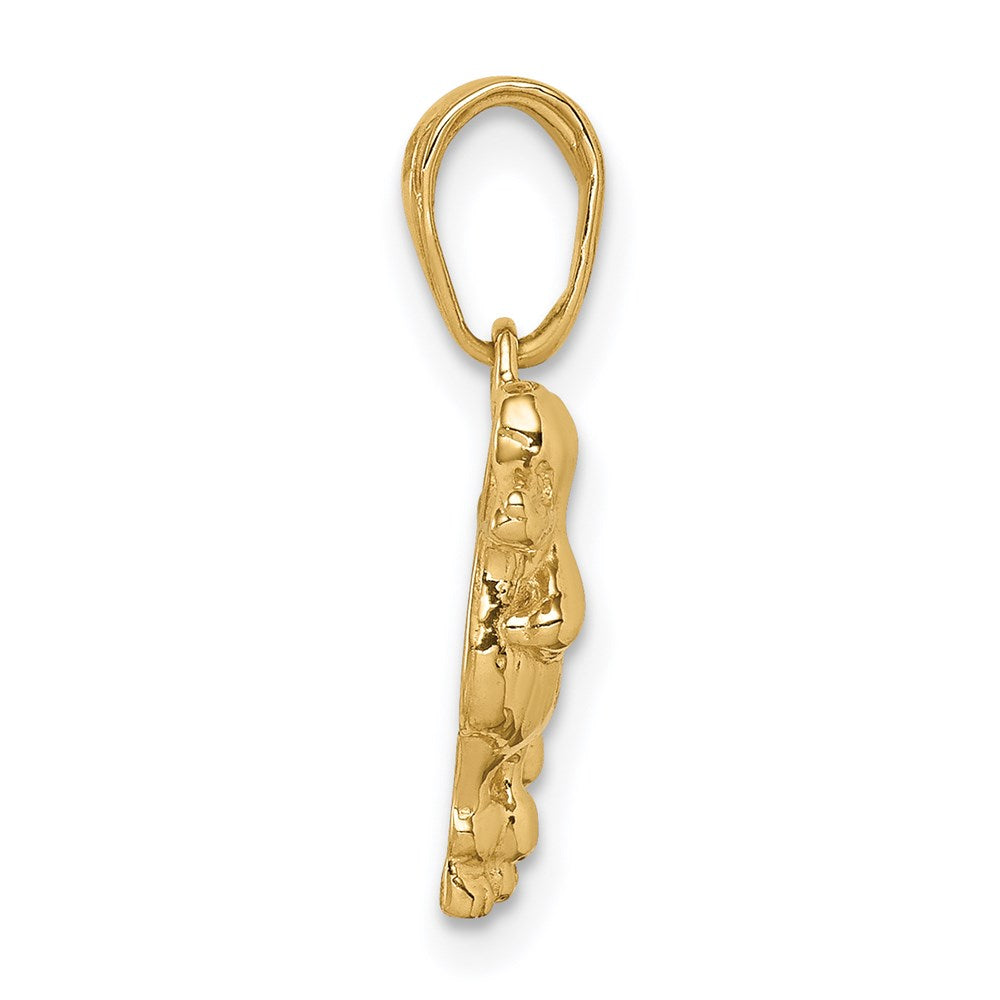 14K Gold Poodle Dog Necklace Pendant - Charlie & Co. Jewelry