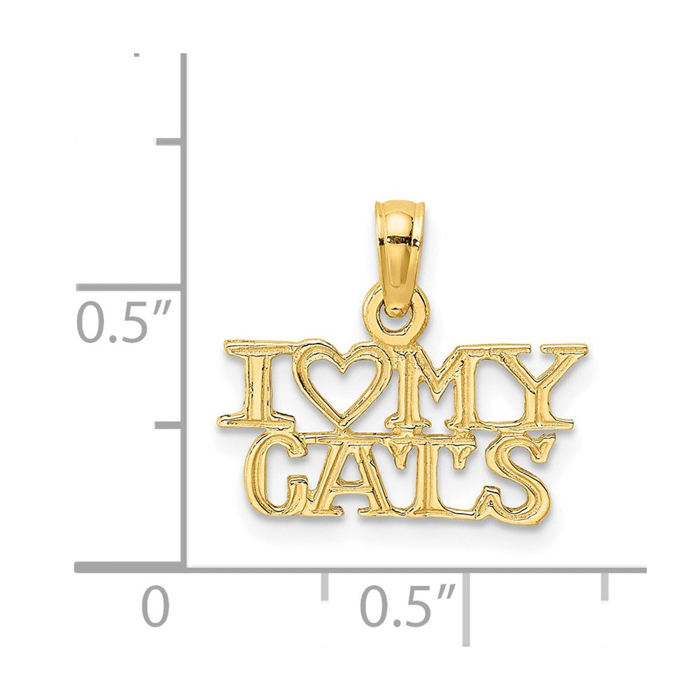 Charlie & Co Jewelry | 14k I Heart My Cats Charm - Model C3520