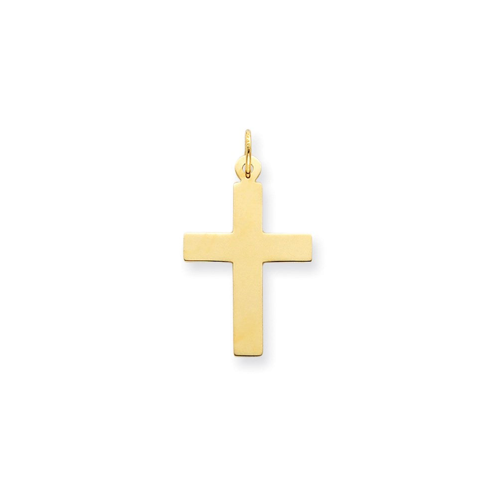 Charlie & Co Jewelry | 14k Polished Cross Charm - Model C3602