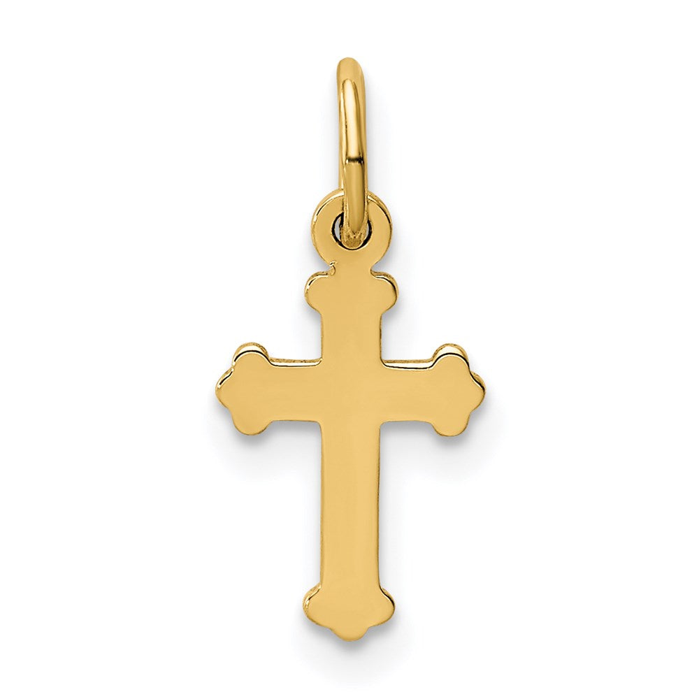 Charlie & Co Jewelry | 14k Mini Polished Cross Charm - Model C3612