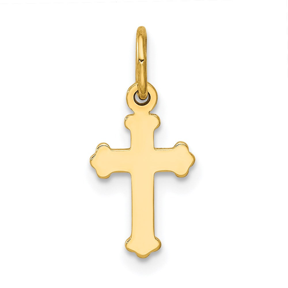 Charlie & Co Jewelry | 14k Mini Polished Cross Charm - Model C3612