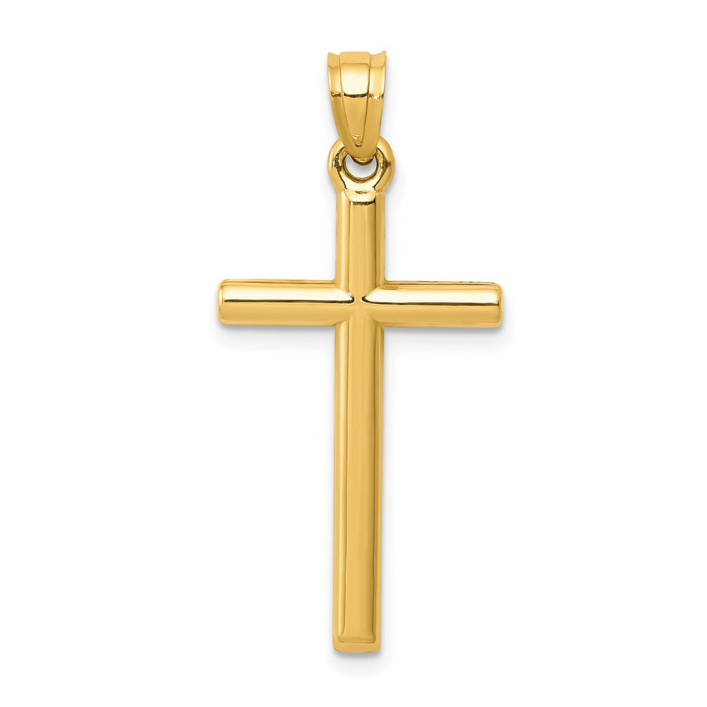 Charlie & Co Jewelry | 14k Polished Hollow Cross Pendant - Model C3625