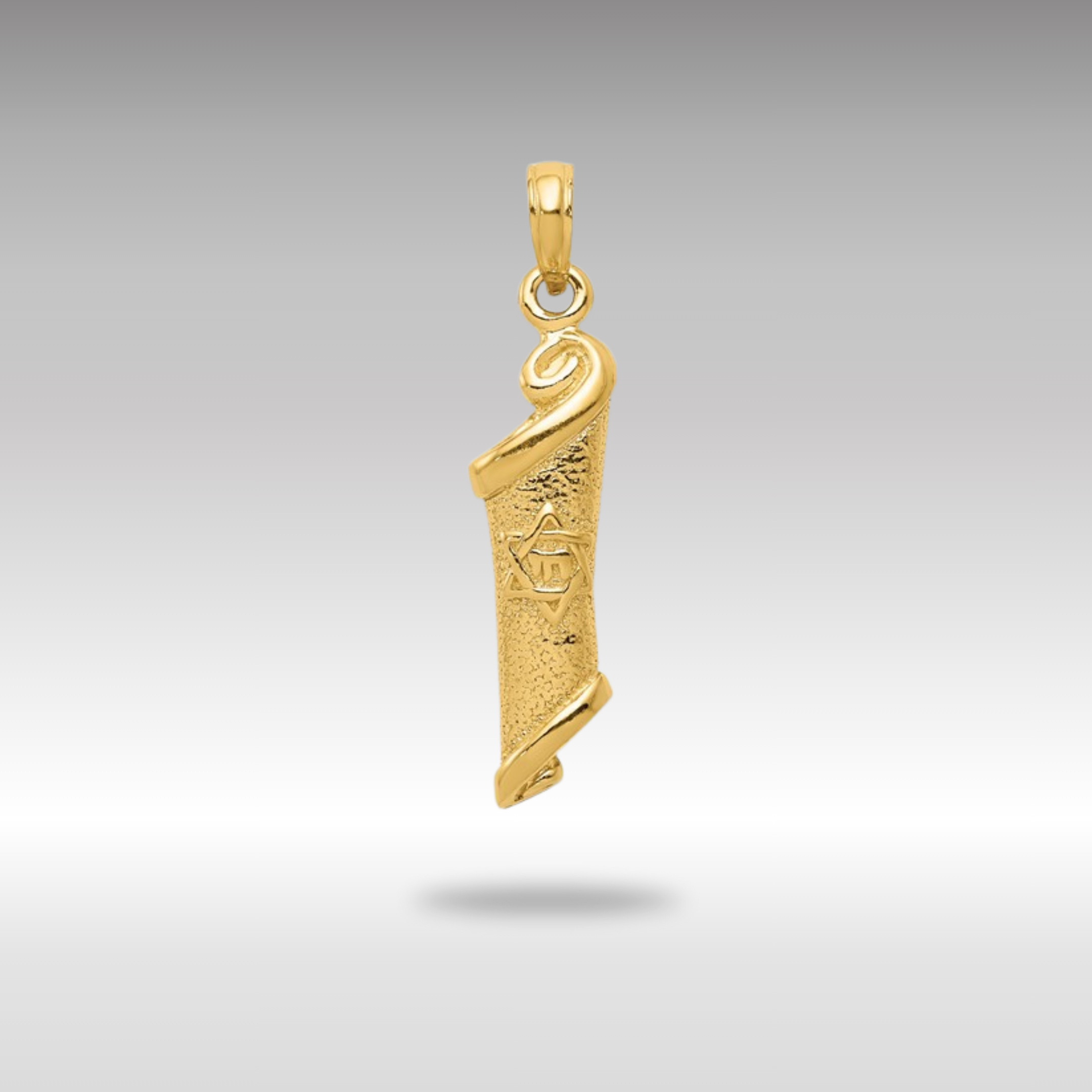 14k Gold Solid Mezuzah Pendants Model D1716