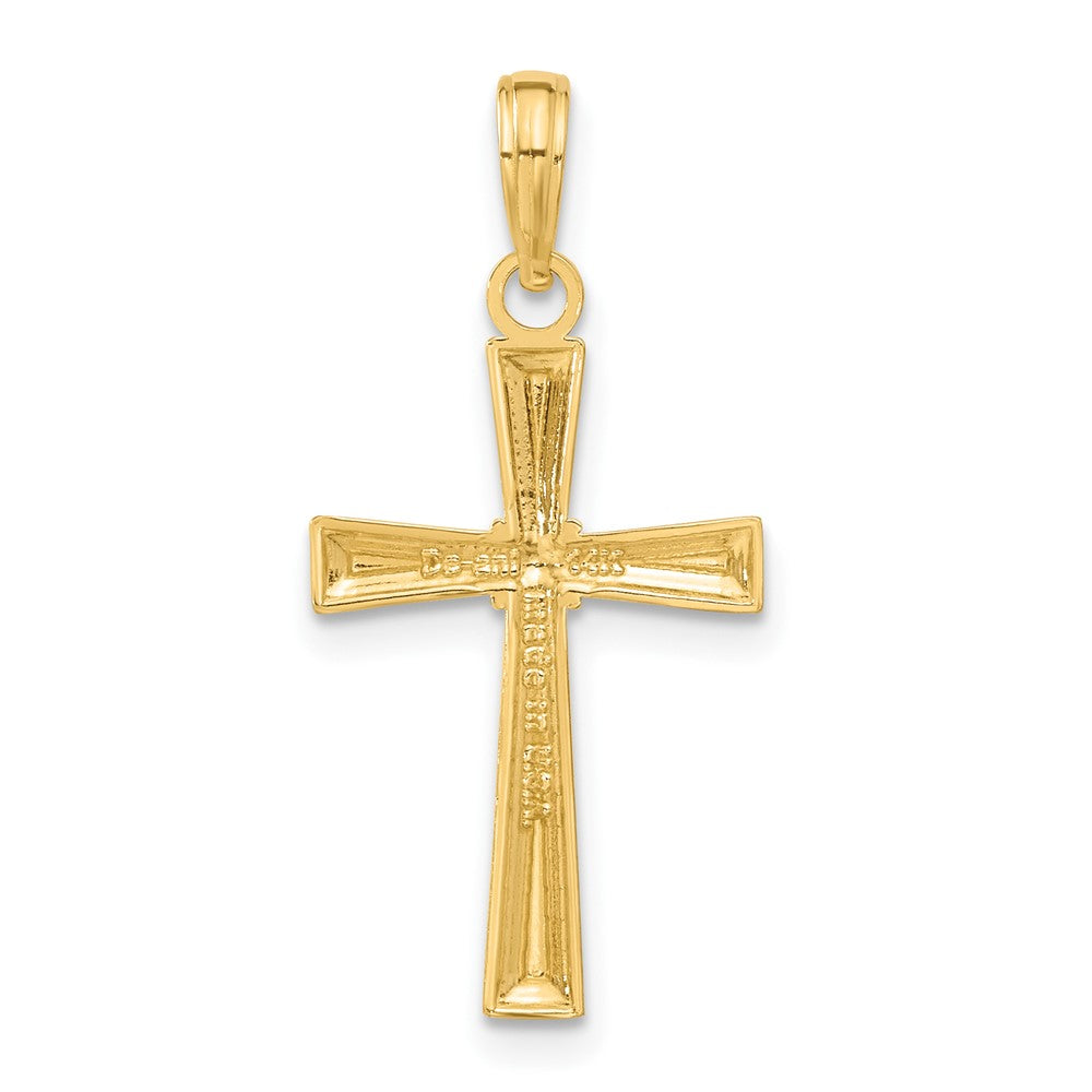 Charlie & Co Jewelry | 14k Diamond-cut X Cross Pendant - Model C4235
