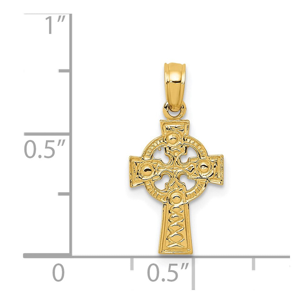 Charlie & Co Jewelry | 14k Celtic Cross W/eternity Circle Pendant - Model C4249