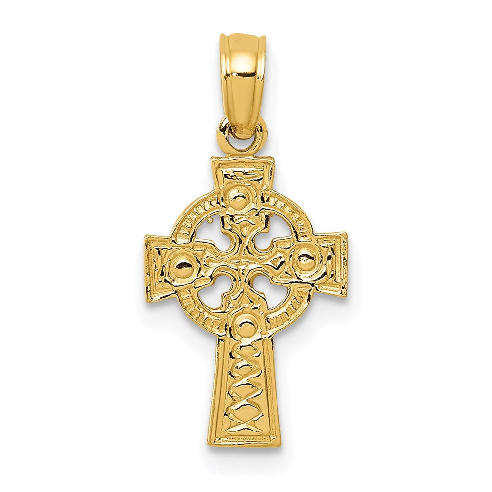Charlie & Co Jewelry | 14k Celtic Cross W/eternity Circle Pendant - Model C4249