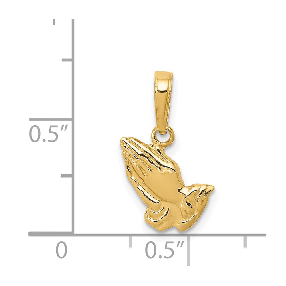 Charlie & Co Jewelry | 14k Praying Hands Pendant - Model C4417