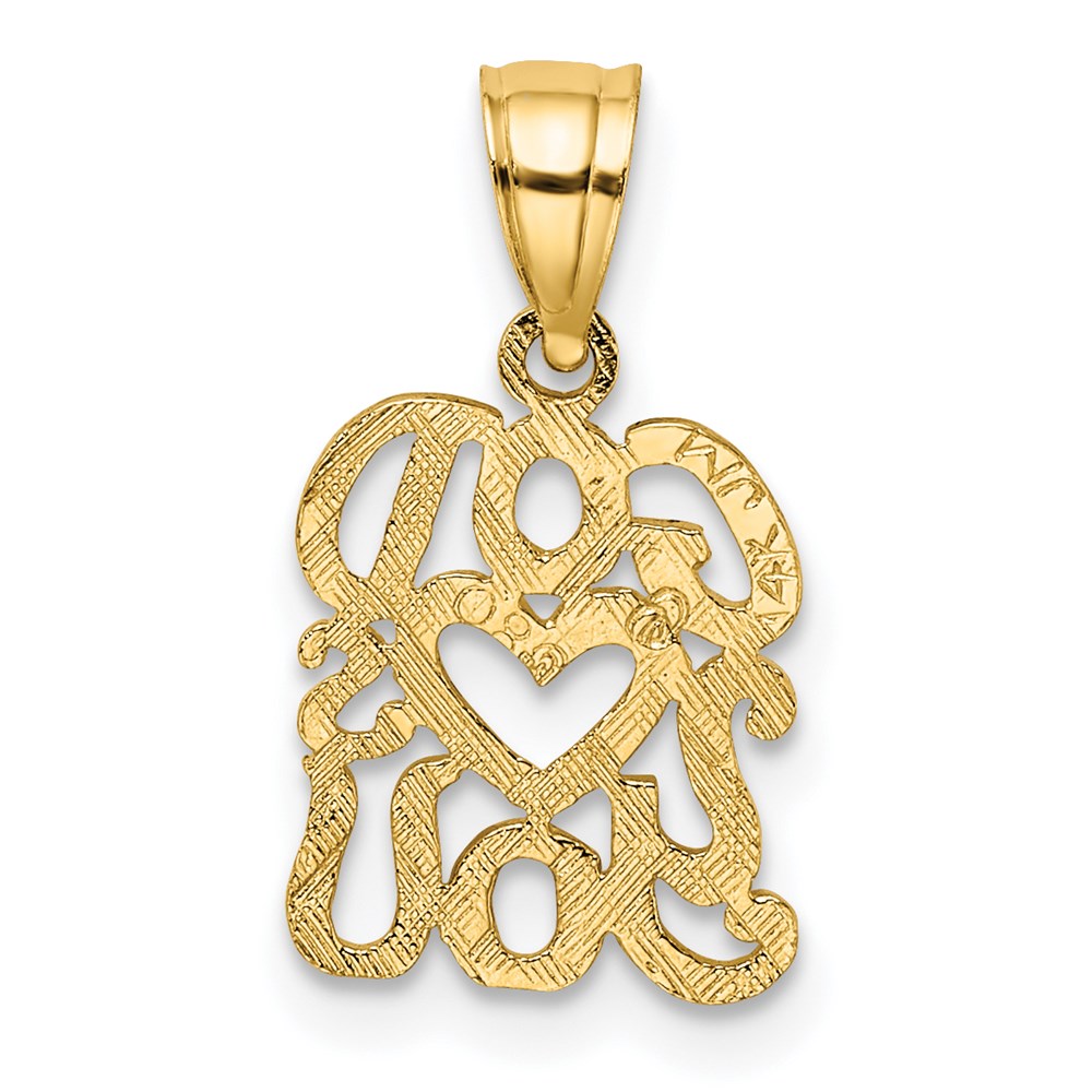Charlie & Co Jewelry | 14k God Hearts You Charm - Model C4435