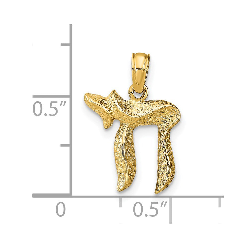 Charlie & Co Jewelry | 14k Chai Pendant - Model C4455