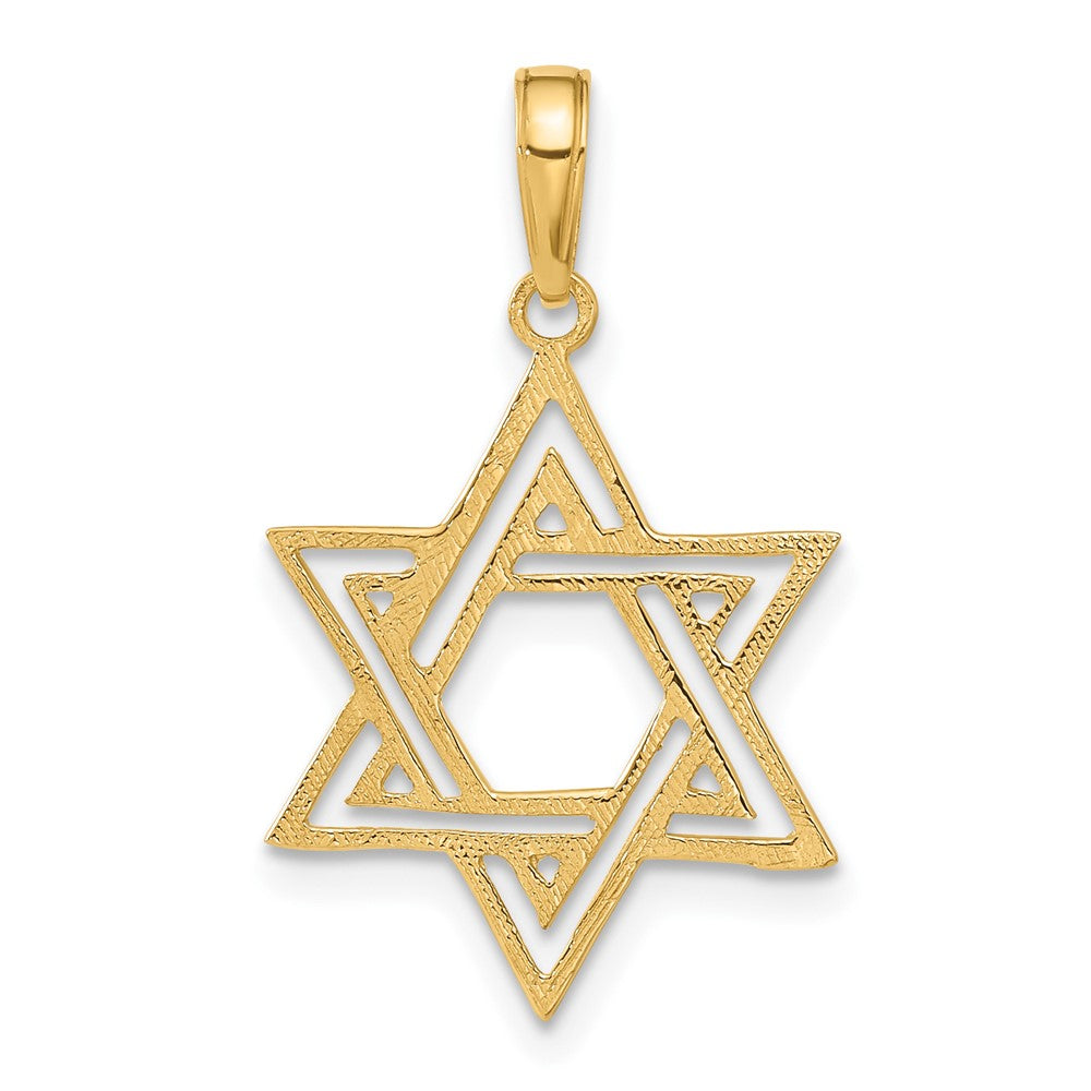 Charlie & Co Jewelry | 14k Star Of David Pendant - Model C4465