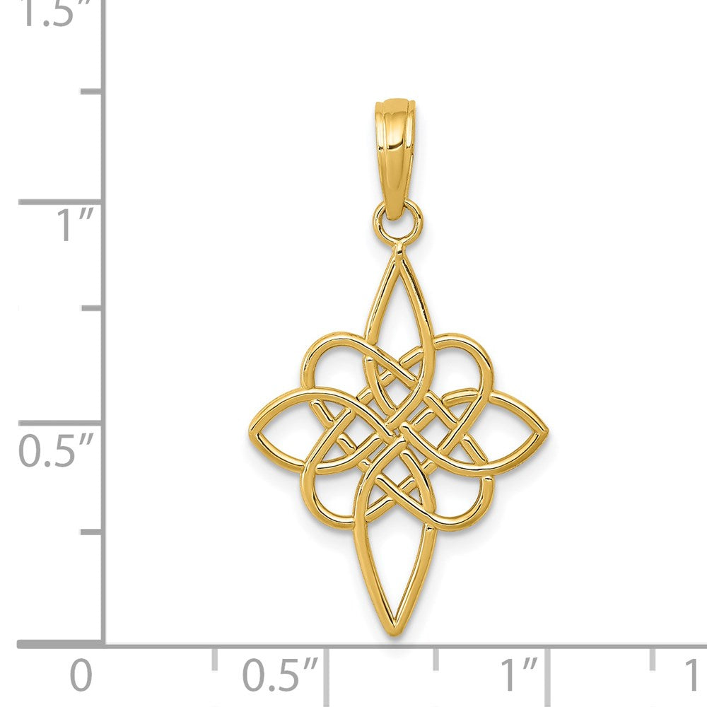 Charlie & Co Jewelry | 14k Celtic Knot Pendant - Model C4482