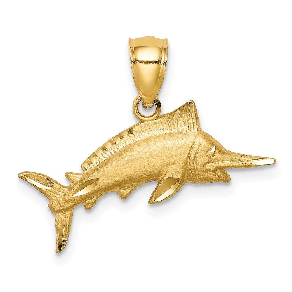 Charlie & Co Jewelry | 14k D/c Marlin Pendant - Model C4592