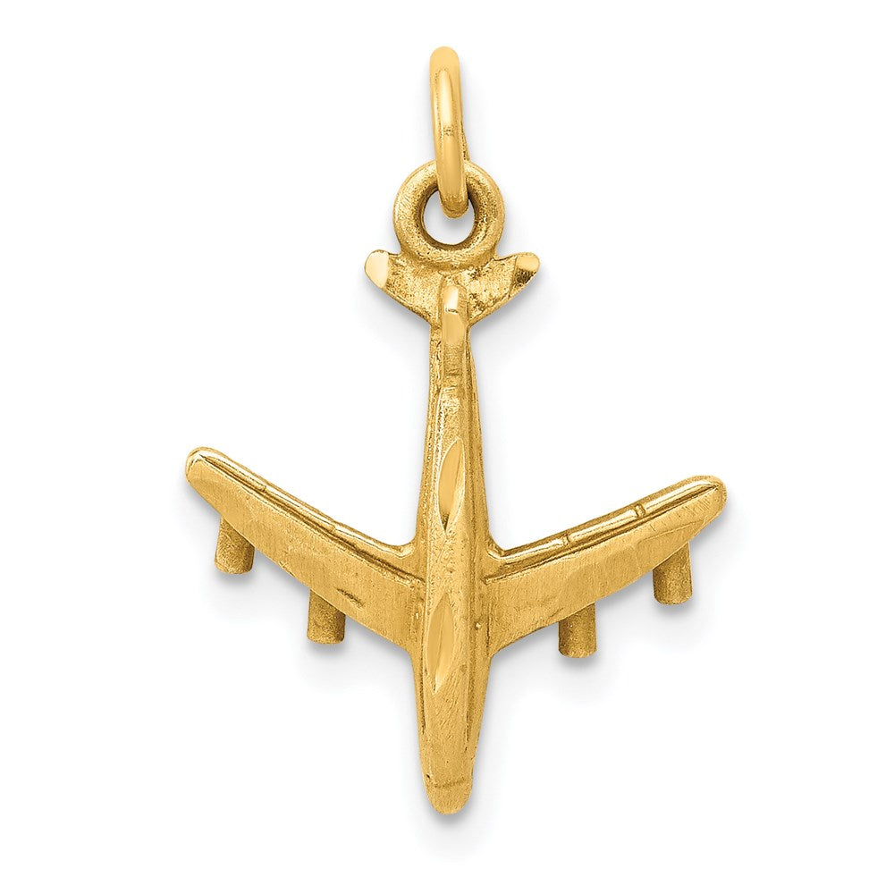 Charlie & Co Jewelry | 14k 3-d Airplane Charm - Model C463