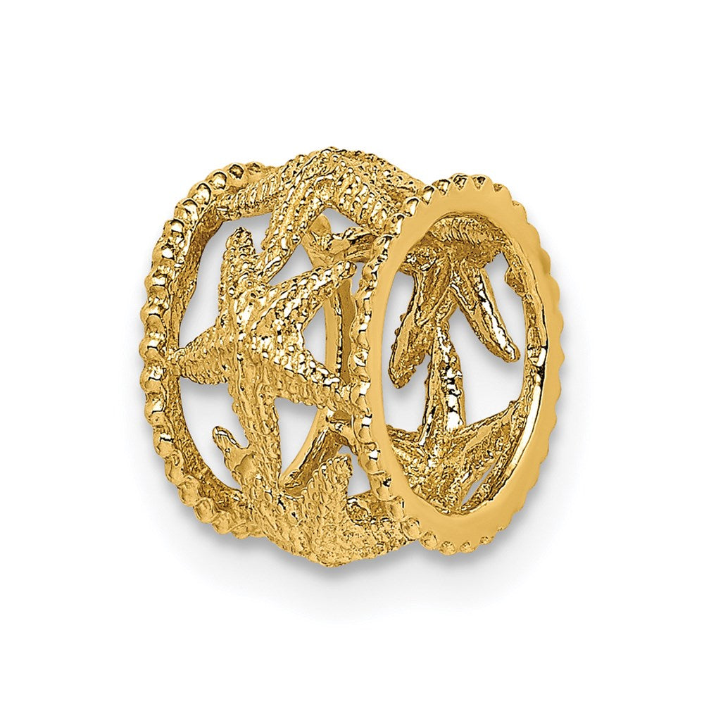 Charlie & Co Jewelry | 14k Polished Starfish Slide - Model C4636