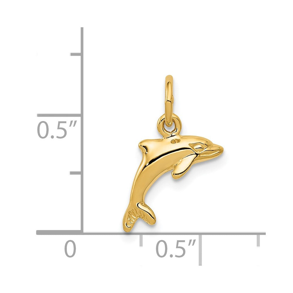 Charlie & Co Jewelry | 14k Dolphin Pendant - Model C502