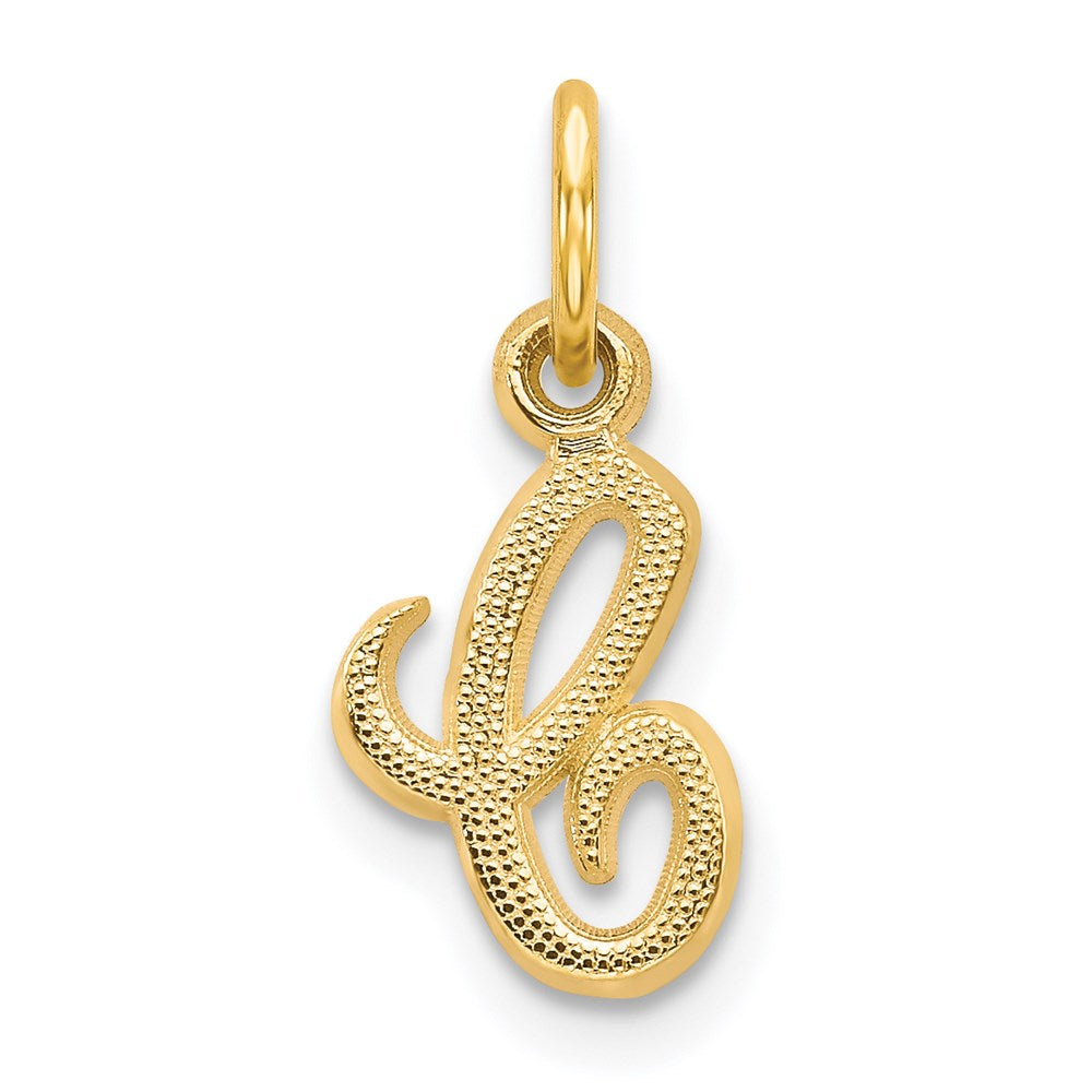 Charlie & Co Jewelry | 14ky Script Letter C Initial Charm - Model C564C
