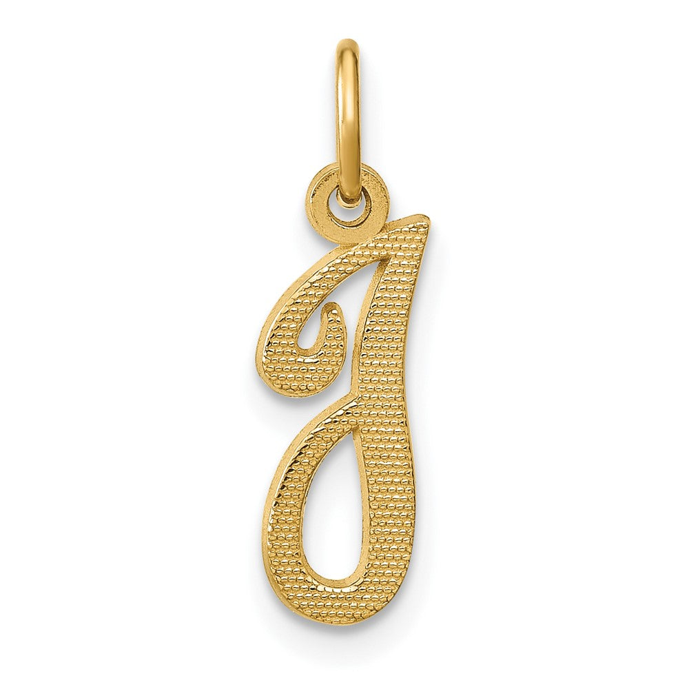 Charlie & Co Jewelry | 14ky Script Letter I Initial Charm - Model C564I