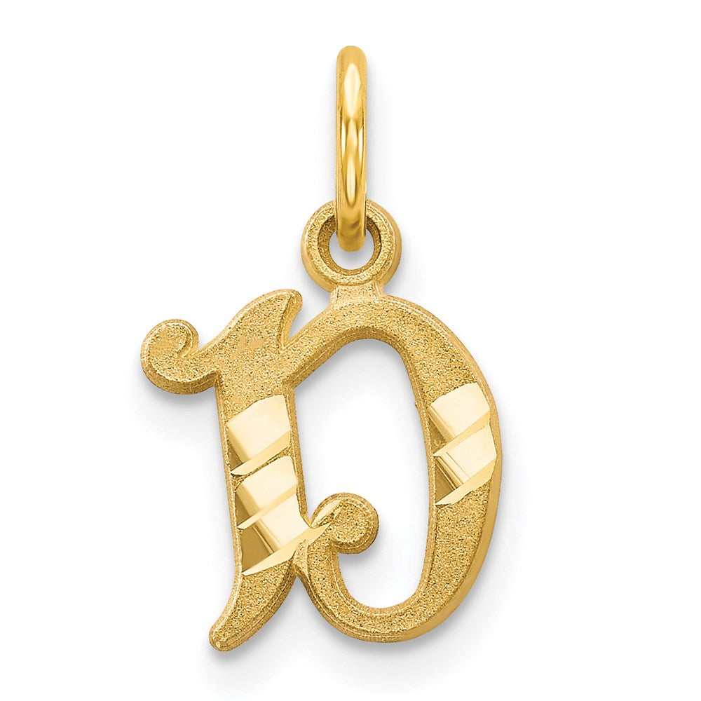 Charlie & Co Jewelry | 14k Letter D Initial Charm - Model C565D