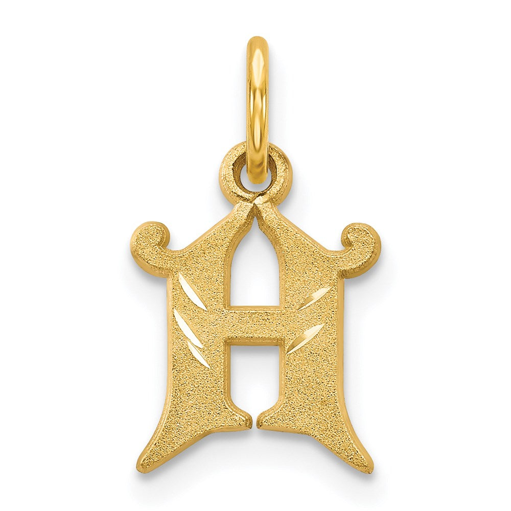 Charlie & Co Jewelry | 14k Letter H Initial Charm - Model C565H