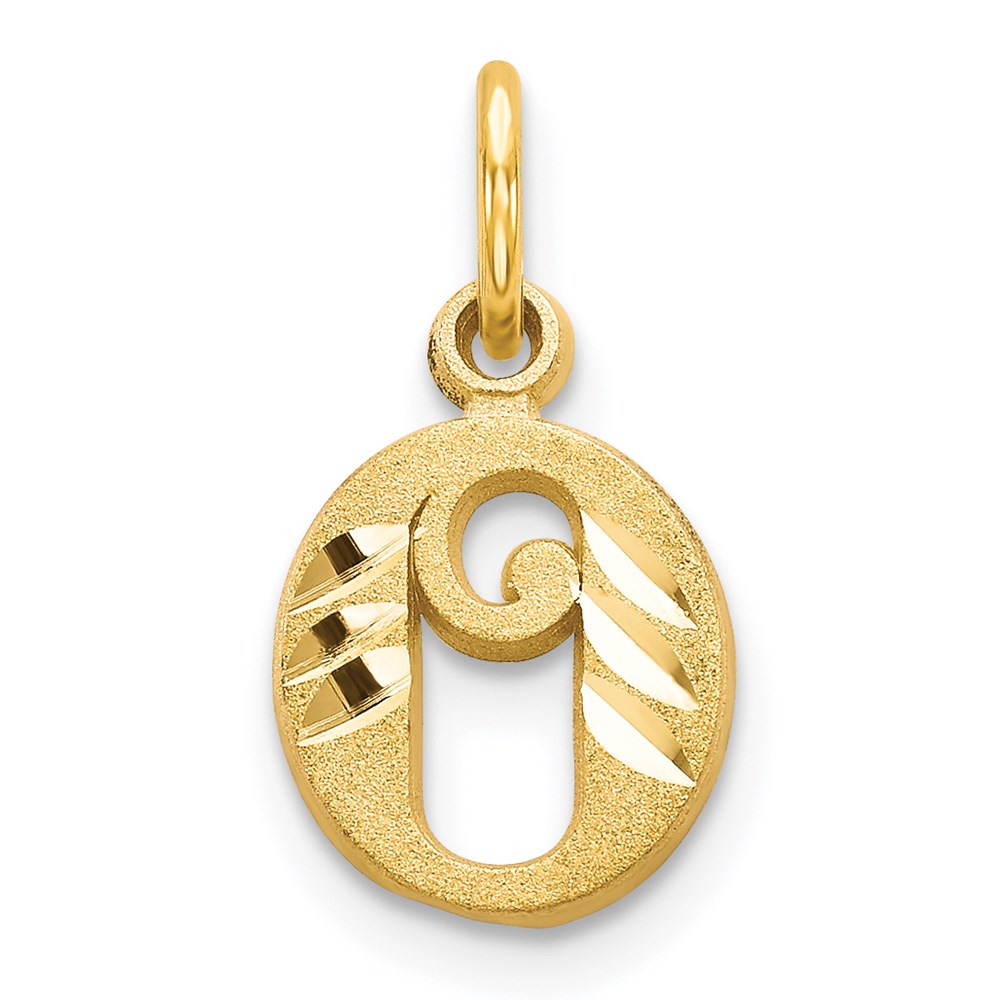 Charlie & Co Jewelry | 14k Letter O Initial Charm - Model C565O