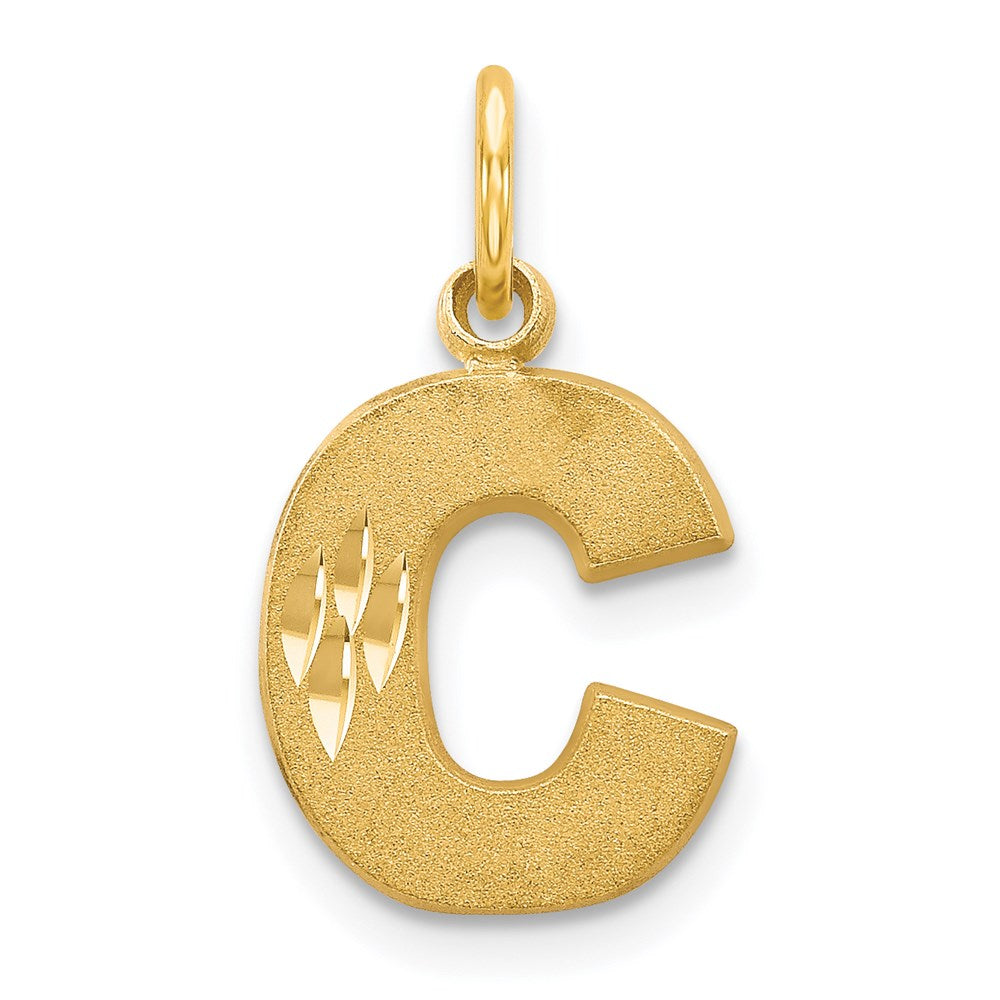 Charlie & Co Jewelry | 14k Letter C Initial Charm - Model C566C