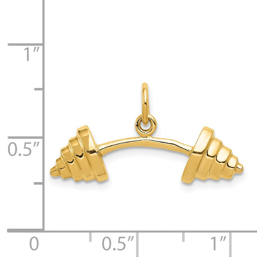 Charlie & Co Jewelry | 14k Barbell Charm - Model C588