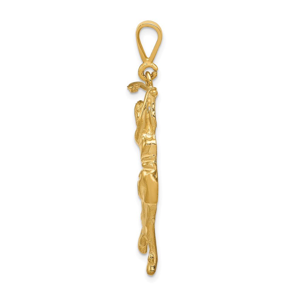 Charlie & Co Jewelry | 14k Female Golfer Pendant - Model C727