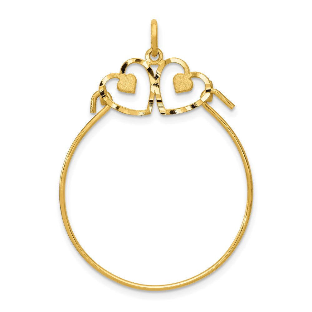 Charlie & Co Jewelry | 14k Heart Charm Holder - Model C734