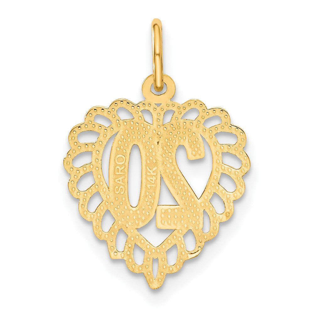 Charlie & Co Jewelry | 14k 20 In Heart Charm - Model C985