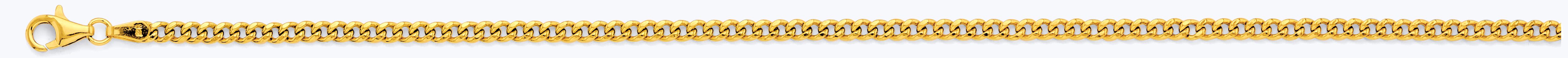 14k 2.8mm Hollow Miami Cuban Chain - Model CH-0617 - Charlie & Co. Jewelry