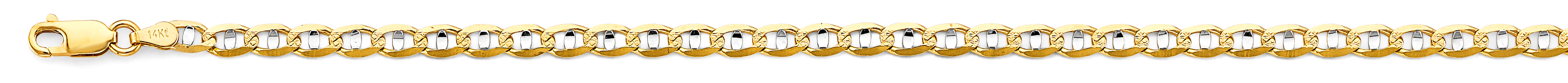 14k 2t 4.2mm Light Mariner Chain - Model CH-0640