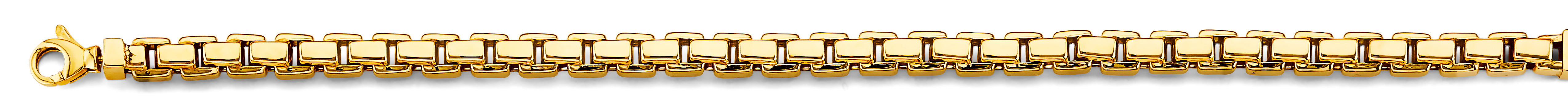 14k 5.4mm Hollow Box Chain Bracelet 8.5 Inch - Model CH-0645 - Charlie & Co. Jewelry