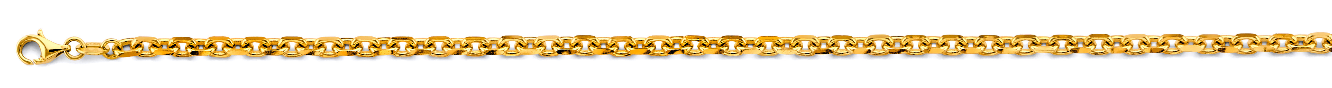 14k 2.9mm Solid Dc Cable Chain Bracelet 8 Inch - Model CH-0666 - Charlie & Co. Jewelry