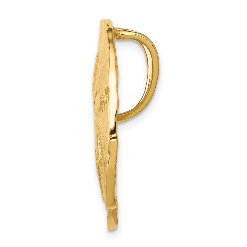 Charlie & Co Jewelry | 14k Polished Fits Up To 8mm On Both Small Sand Dollar Slide - Model D1003