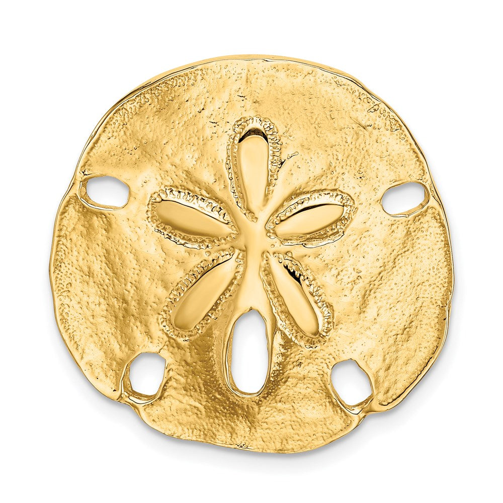 Charlie & Co Jewelry | 14k Polished Fits Up To 8mm On Both Small Sand Dollar Slide - Model D1003
