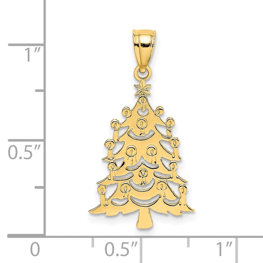 Charlie & Co Jewelry | 14k Polished Christmas Tree Charm - Model D1120