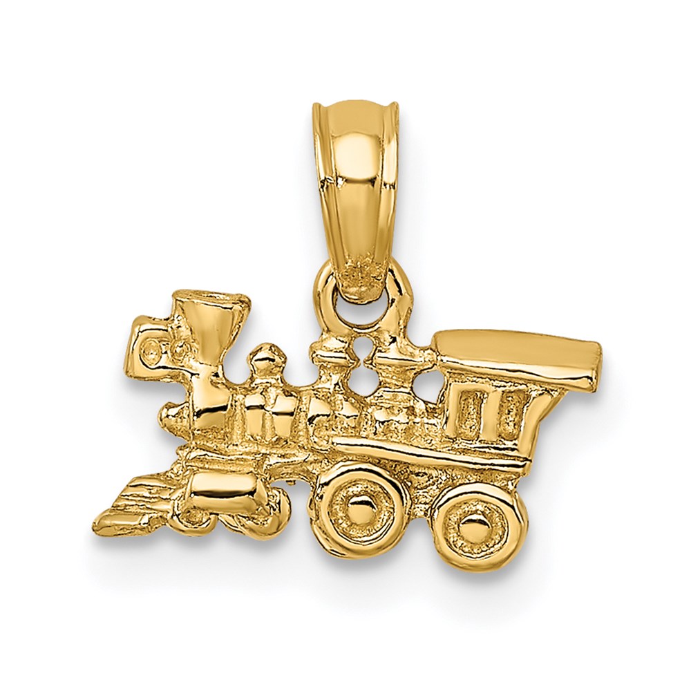Charlie & Co Jewelry | 14k 3-d Miniature Train Charm - Model D1217