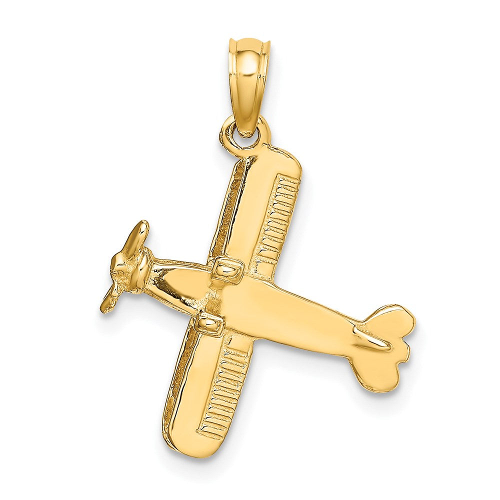 Charlie & Co Jewelry | 14k 3-d Bi-plane Charm - Model D1227