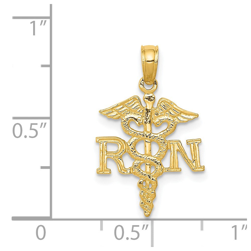 Charlie & Co Jewelry | 14k Polished R.n. Pendant - Model D1235