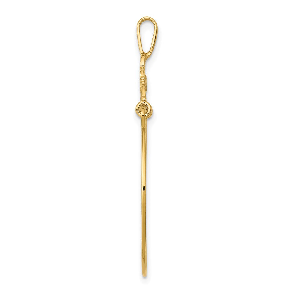 Charlie & Co Jewelry | 14k Polished Filigree Heart Charm Holder - Model D1308