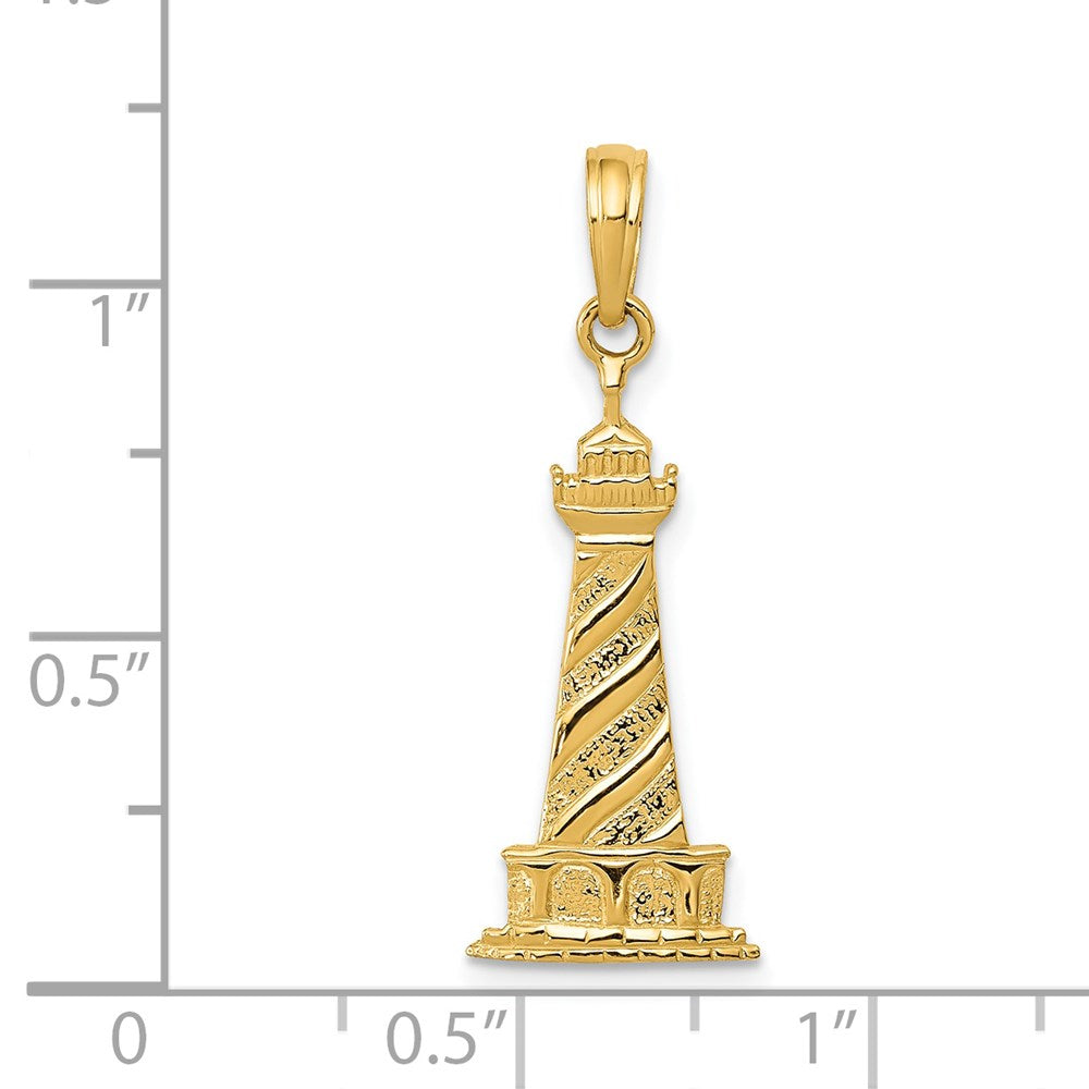 Charlie & Co Jewelry | 14k Lighthouse Pendant - Model D1348
