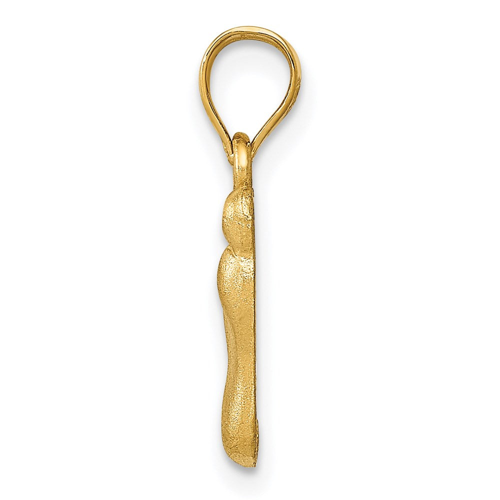 Charlie & Co Jewelry | 14k Diamond-cut Foot Charm - Model D1730