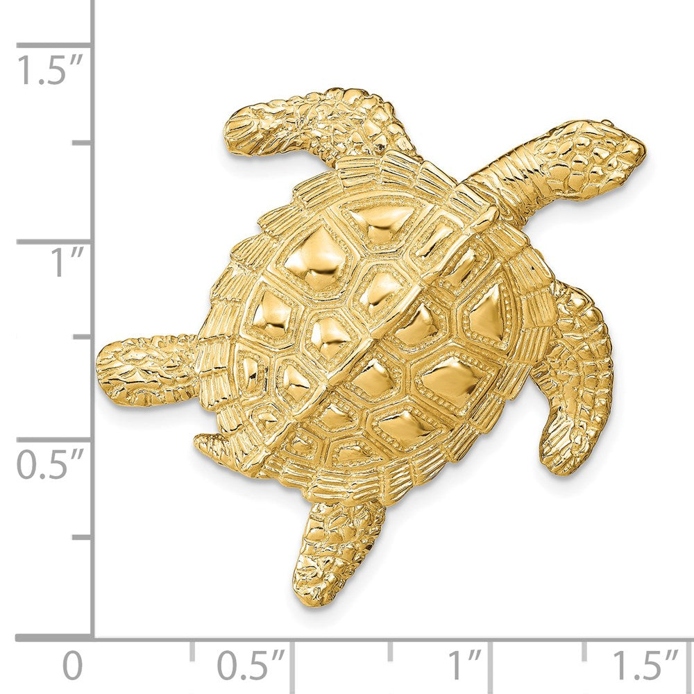 Charlie & Co Jewelry | 14k Sea Turtle Slide - Model D2857