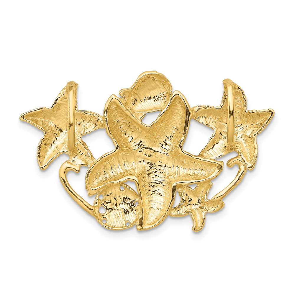Charlie & Co Jewelry | 14k Starfish Cluster Slide - Model D2876