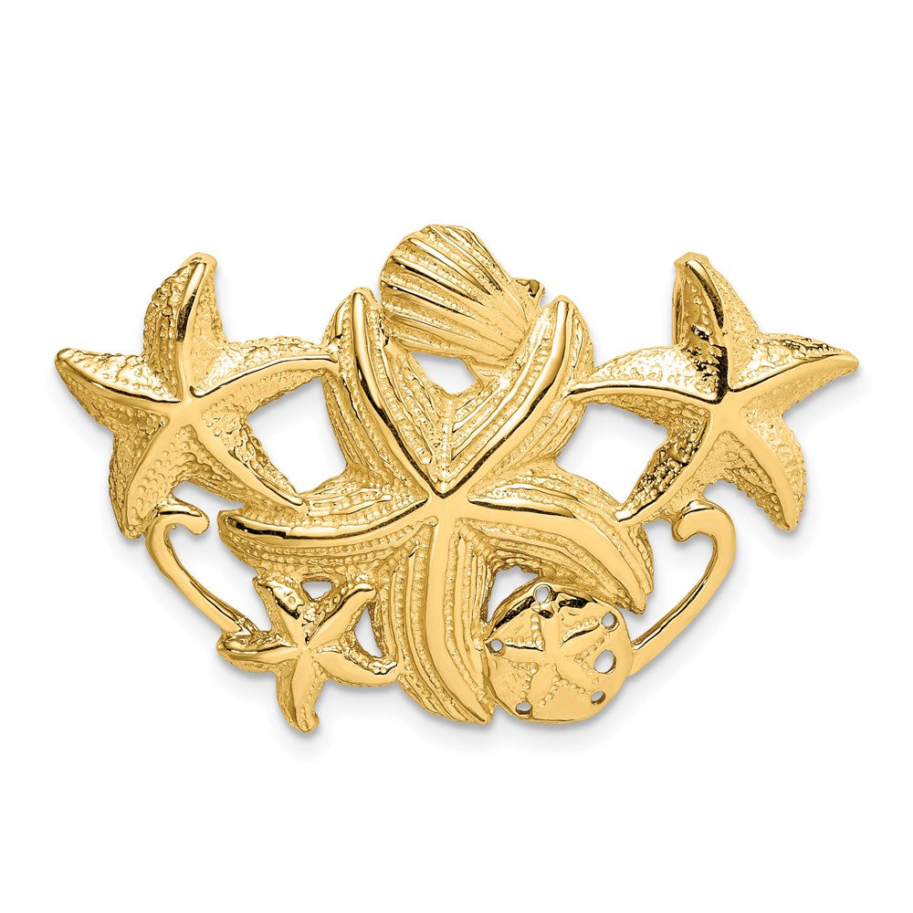 Charlie & Co Jewelry | 14k Starfish Cluster Slide - Model D2876