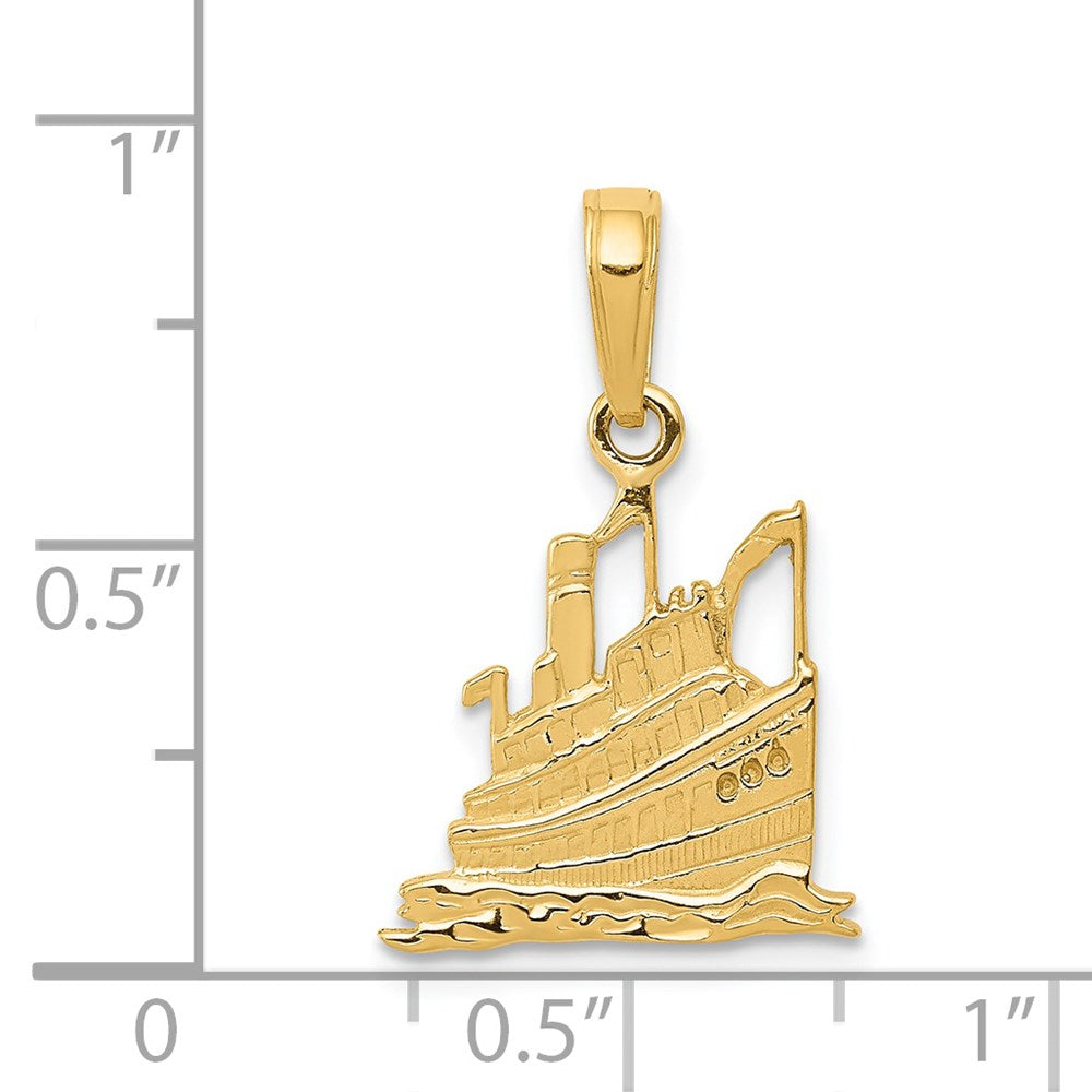 Charlie & Co Jewelry | 14k Cruise Ship Pendant - Model D2966